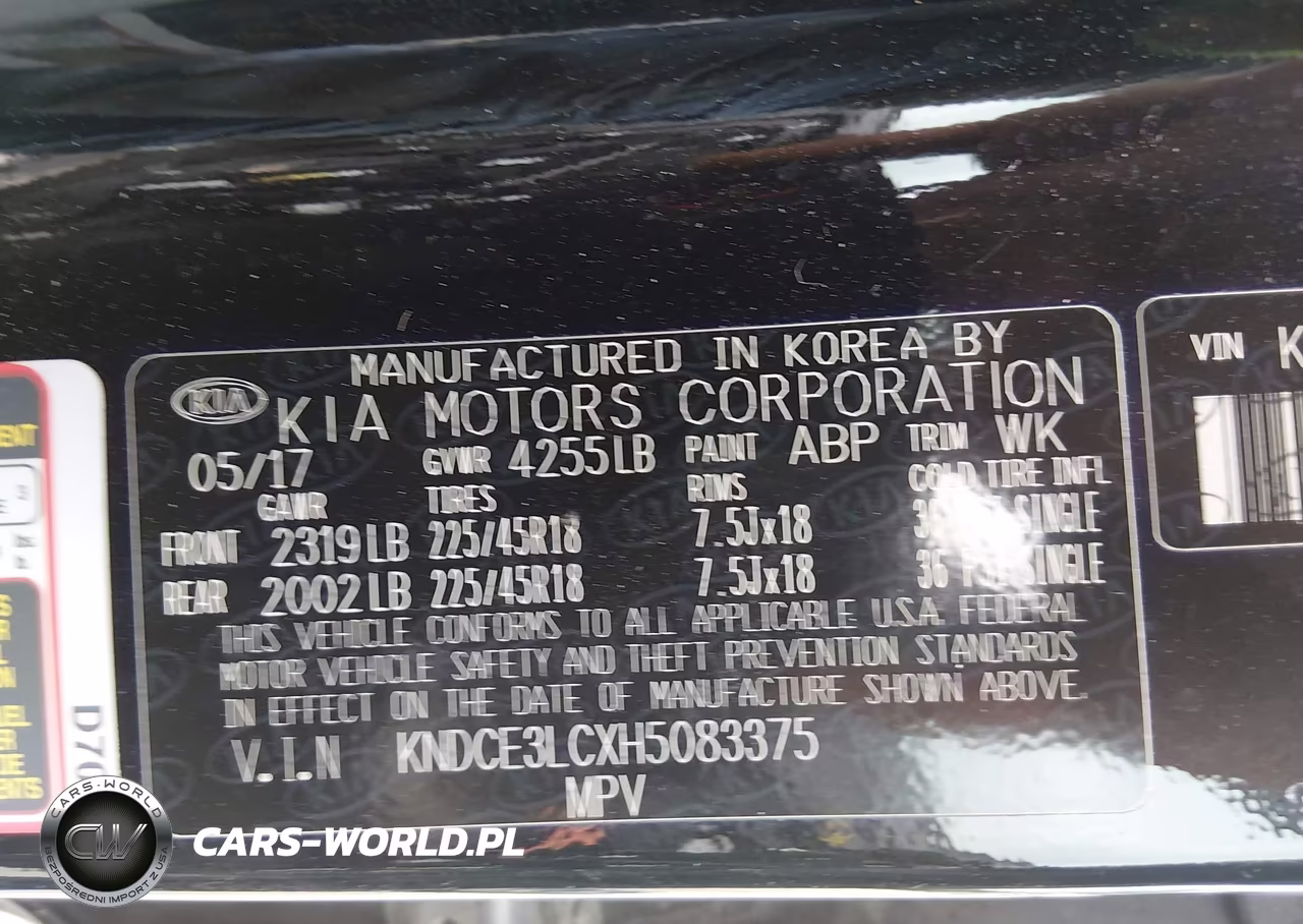 2017 Kia Niro Touring VIN:KNDCE3LCXH5083375 - 9
