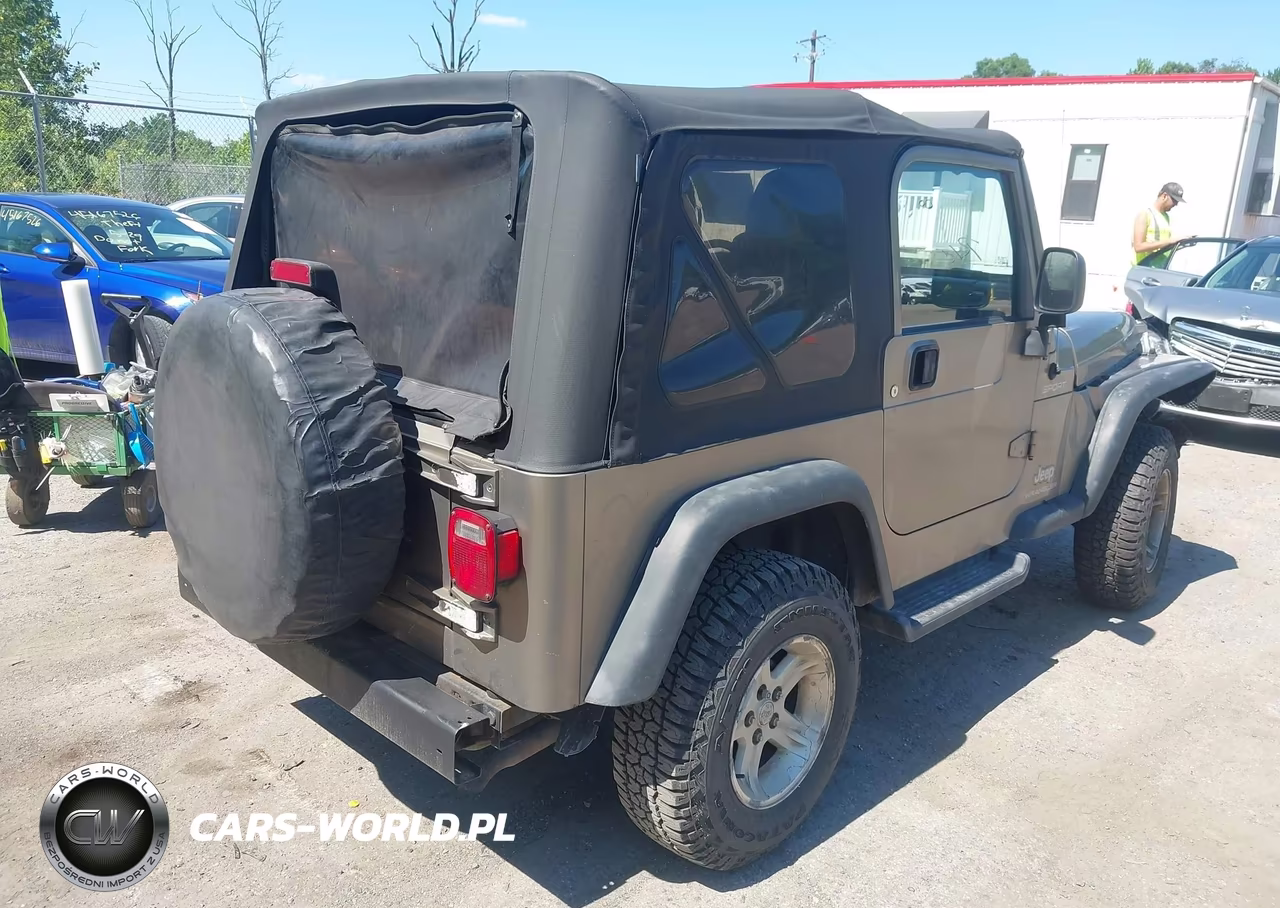 2004 Jeep Wrangler Sport VIN:1J4FA49S24P733578 - 4