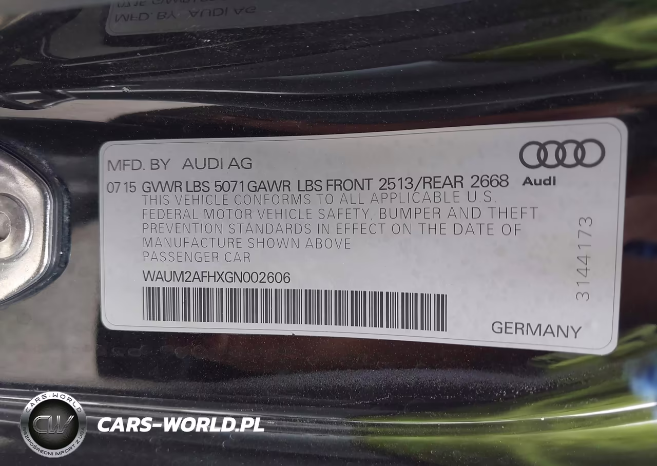 2016 Audi A5 Premium Plus VIN:WAUM2AFHXGN002606 - 9