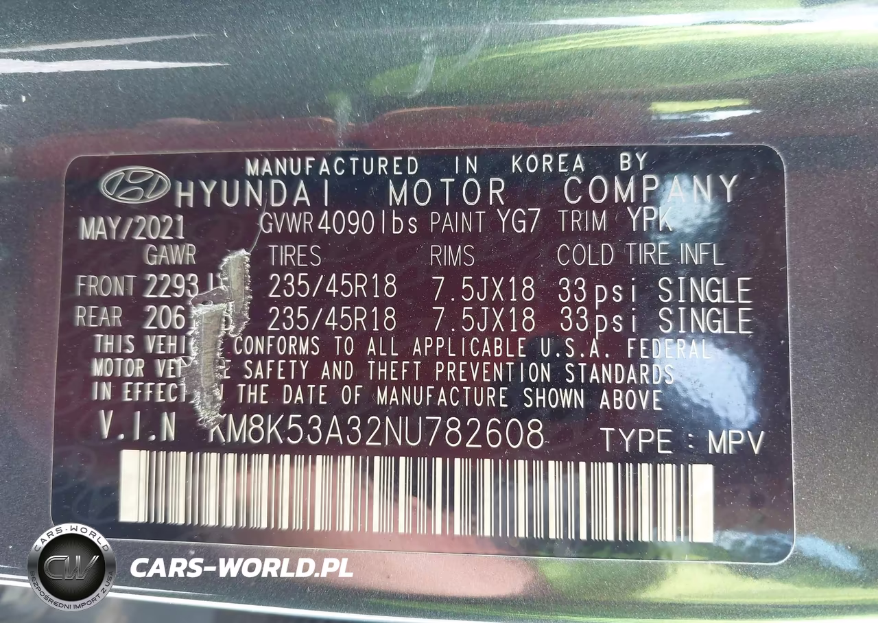 2022 Hyundai Kona Limited VIN:KM8K53A32NU782608 - 9