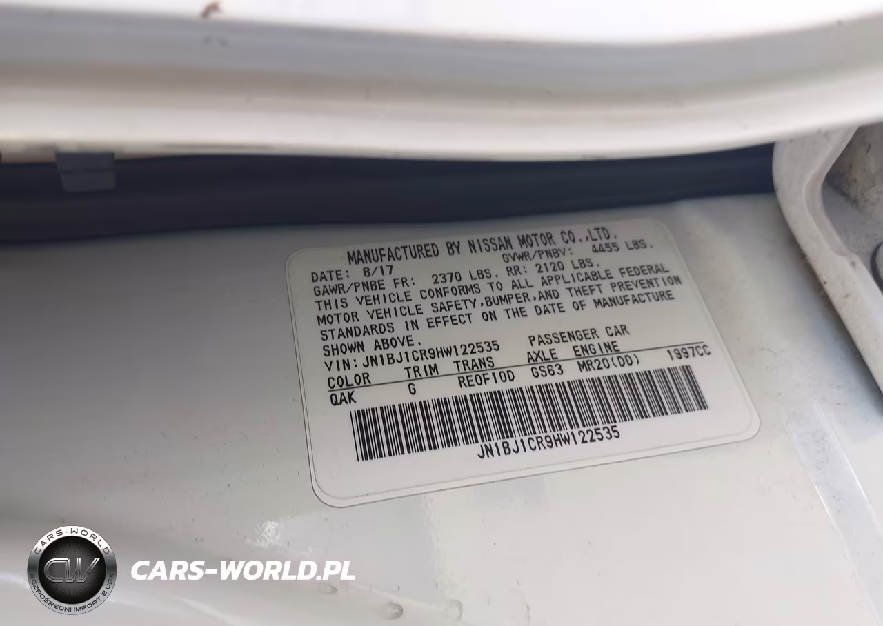 2017 Nissan Rogue Sport S VIN:JN1BJ1CR9HW122535 - 9