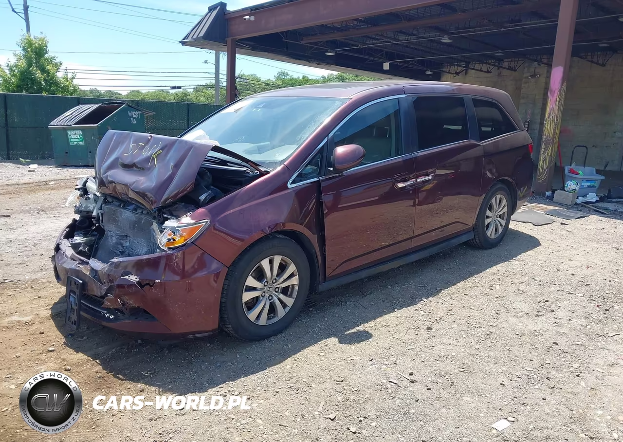 2015 Honda Odyssey Ex-L VIN:5FNRL5H62FB004016 - 2