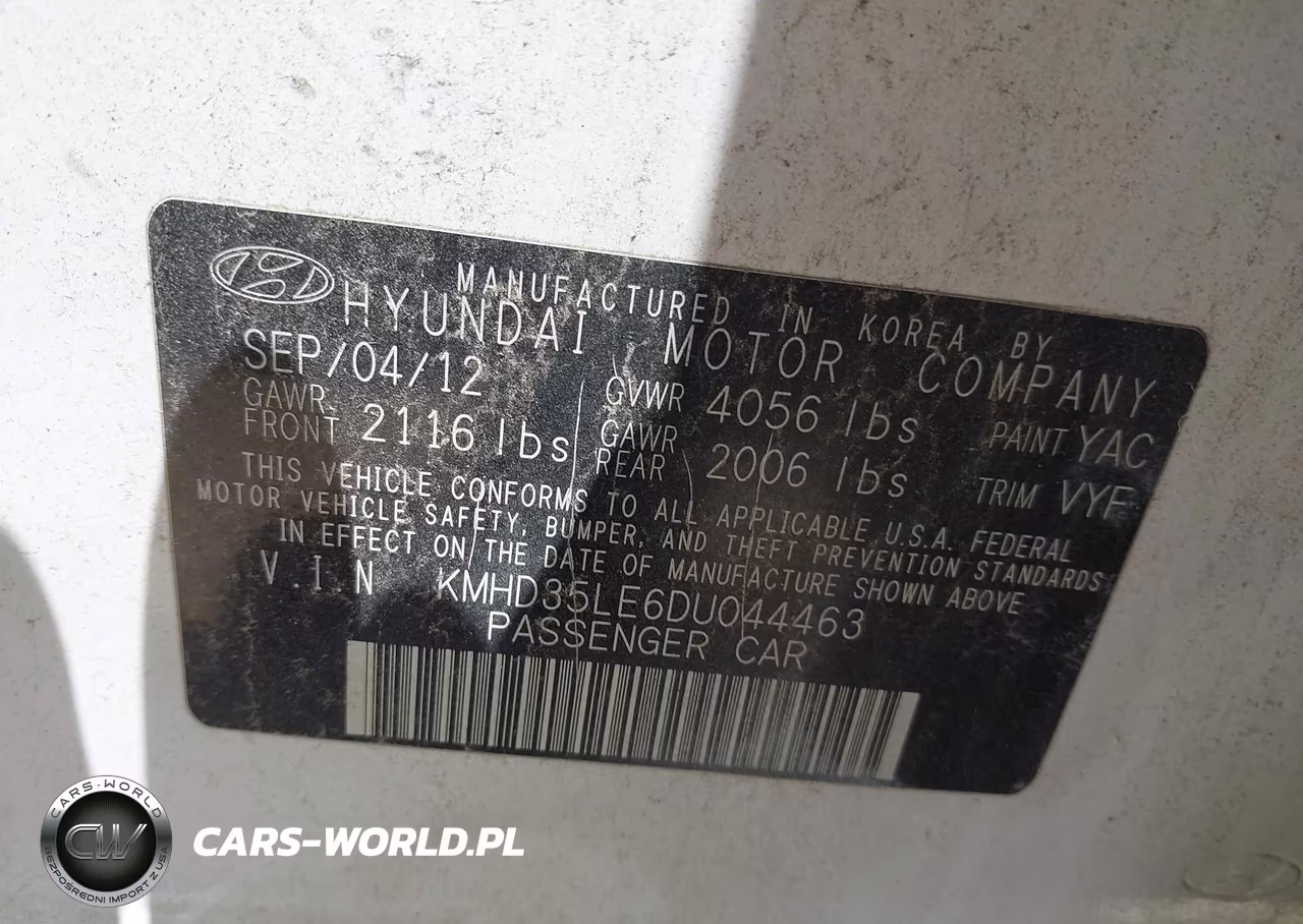 2013 Hyundai Elantra Gt VIN:KMHD35LE6DU044463 - 9
