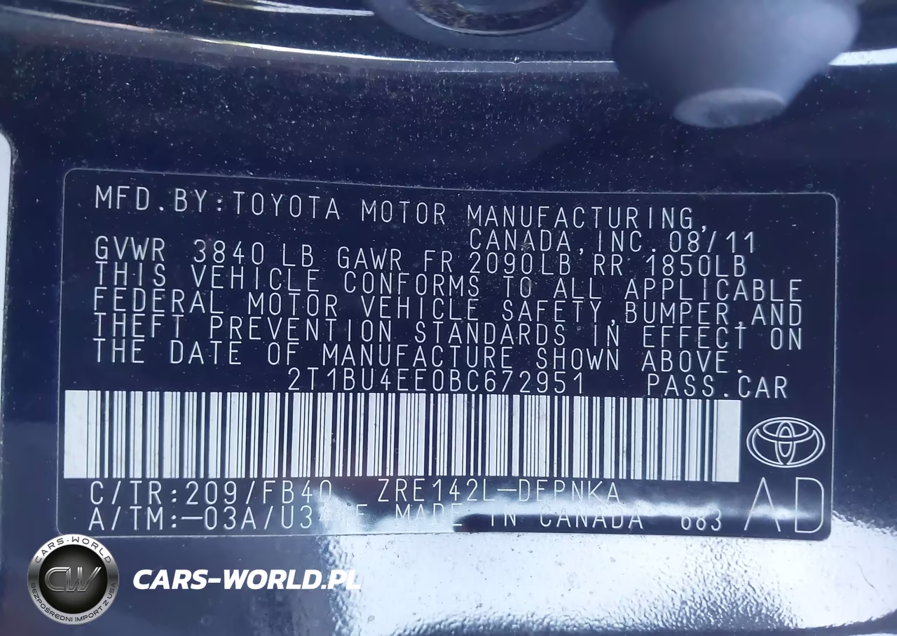 2011 Toyota Corolla Le VIN:2T1BU4EE0BC672951 - 9
