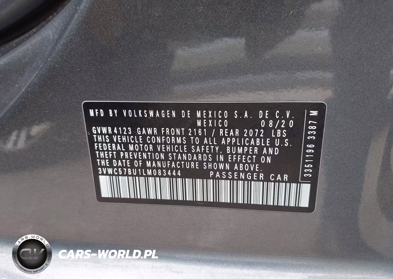 2020 Volkswagen Jetta 1.4T R-Line-1.4T S-1.4T Se VIN:3VWC57BU1LM083444 - 9