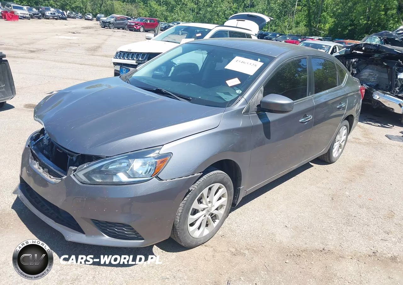 2019 Nissan Sentra Sv VIN:3N1AB7APXKL608653 - 2