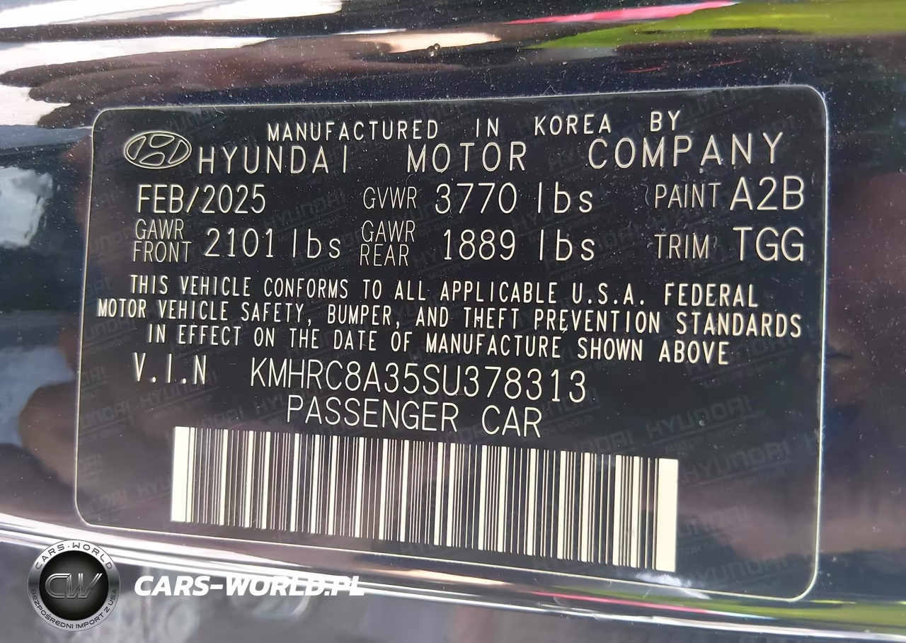 2025 Hyundai Venue Sel VIN:KMHRC8A35SU378313 - 9
