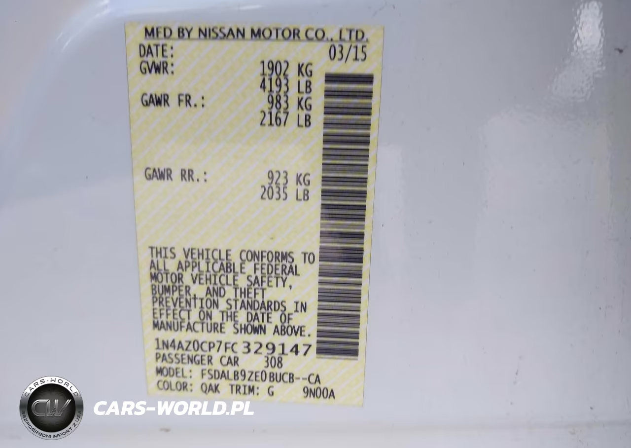 2015 Nissan Leaf S VIN:1N4AZ0CP7FC329147 - 9
