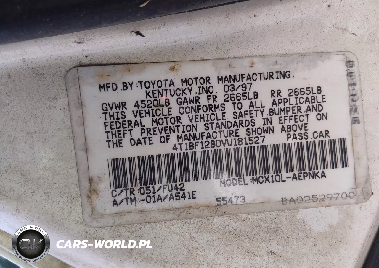 1997 Toyota Avalon Xl VIN:4T1BF12B0VU181527 - 9