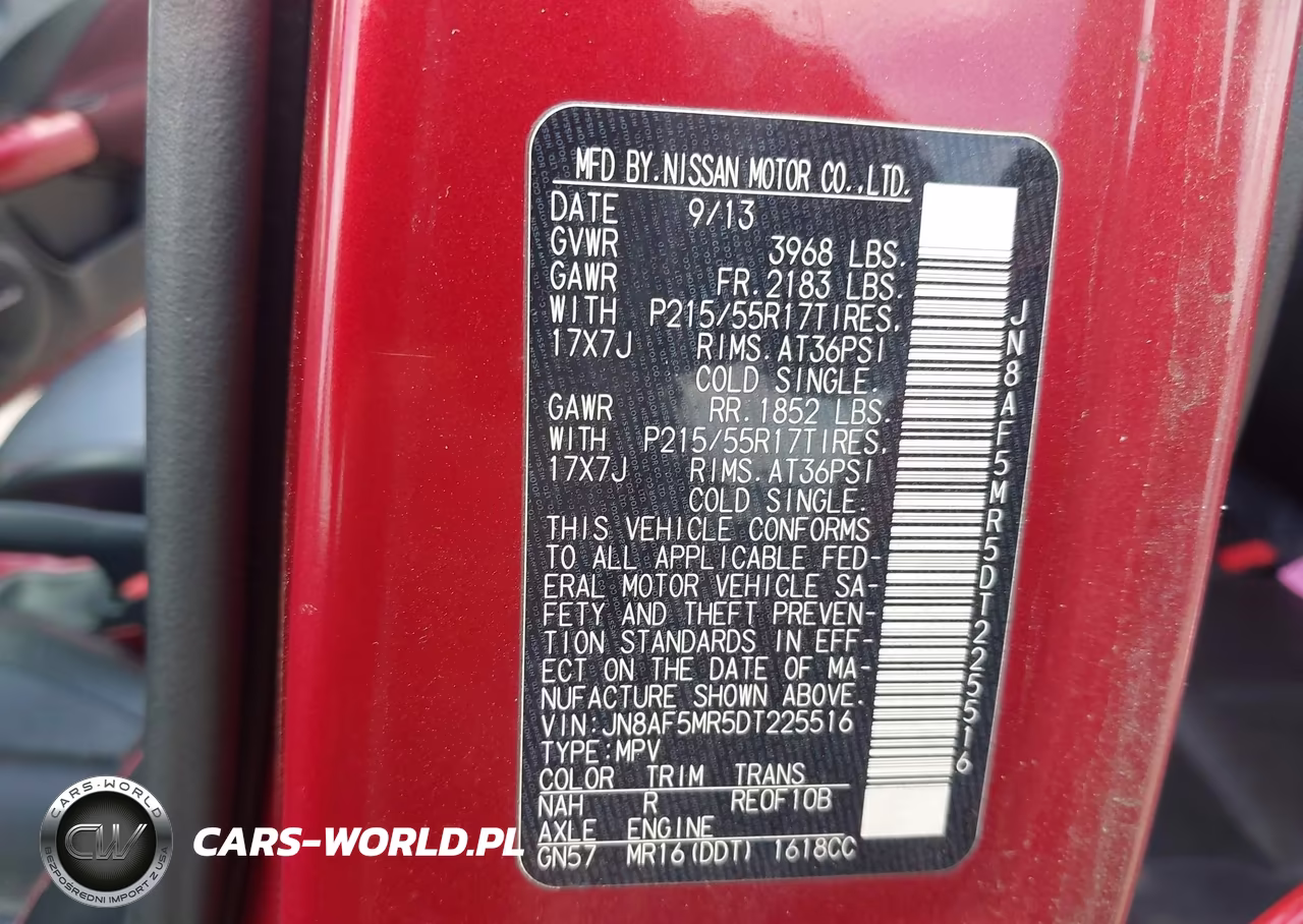 2013 Nissan Juke Sl VIN:JN8AF5MR5DT225516 - 9