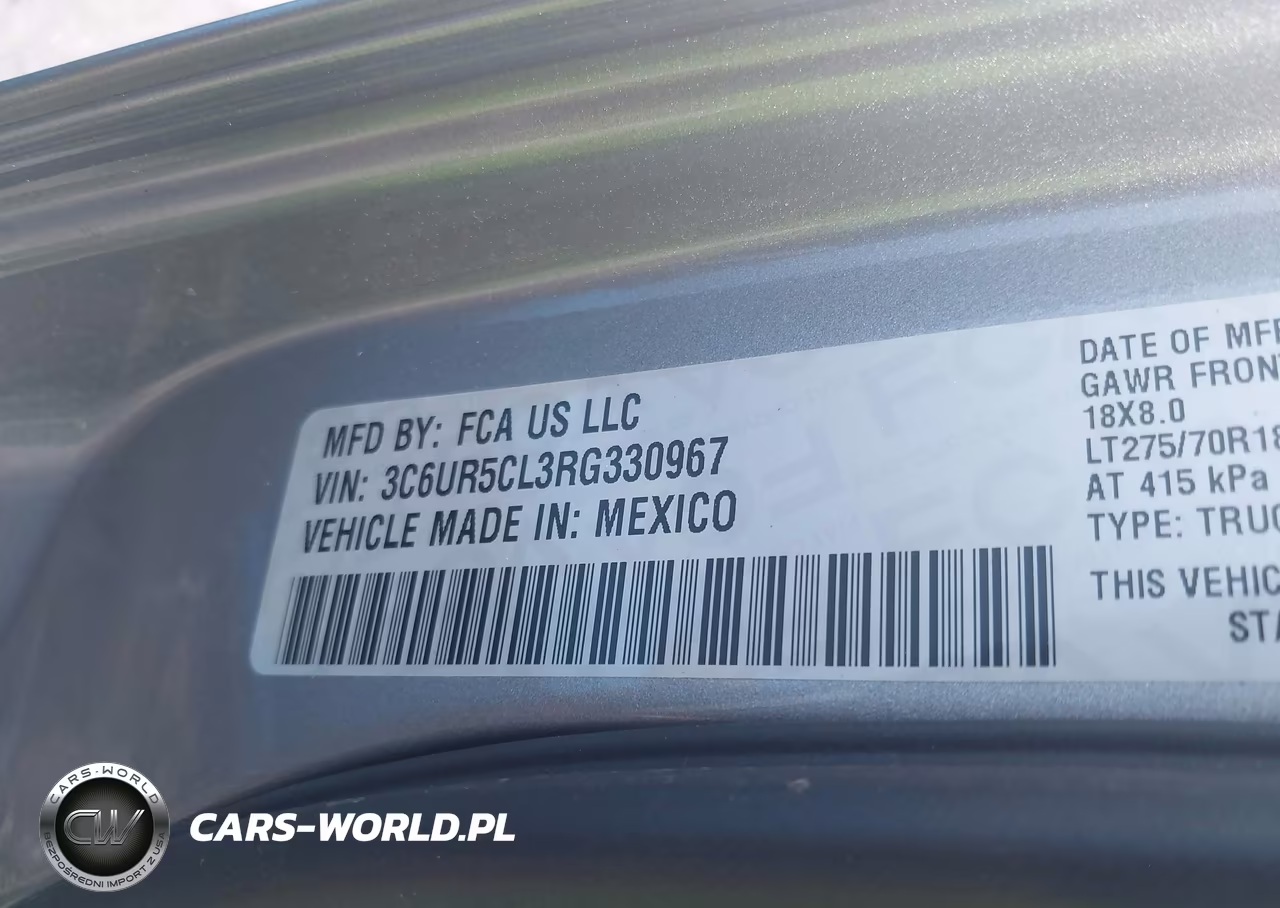 2024 Ram 2500 Tradesman 4X4 6'4 Box VIN:3C6UR5CL3RG330967 - 9