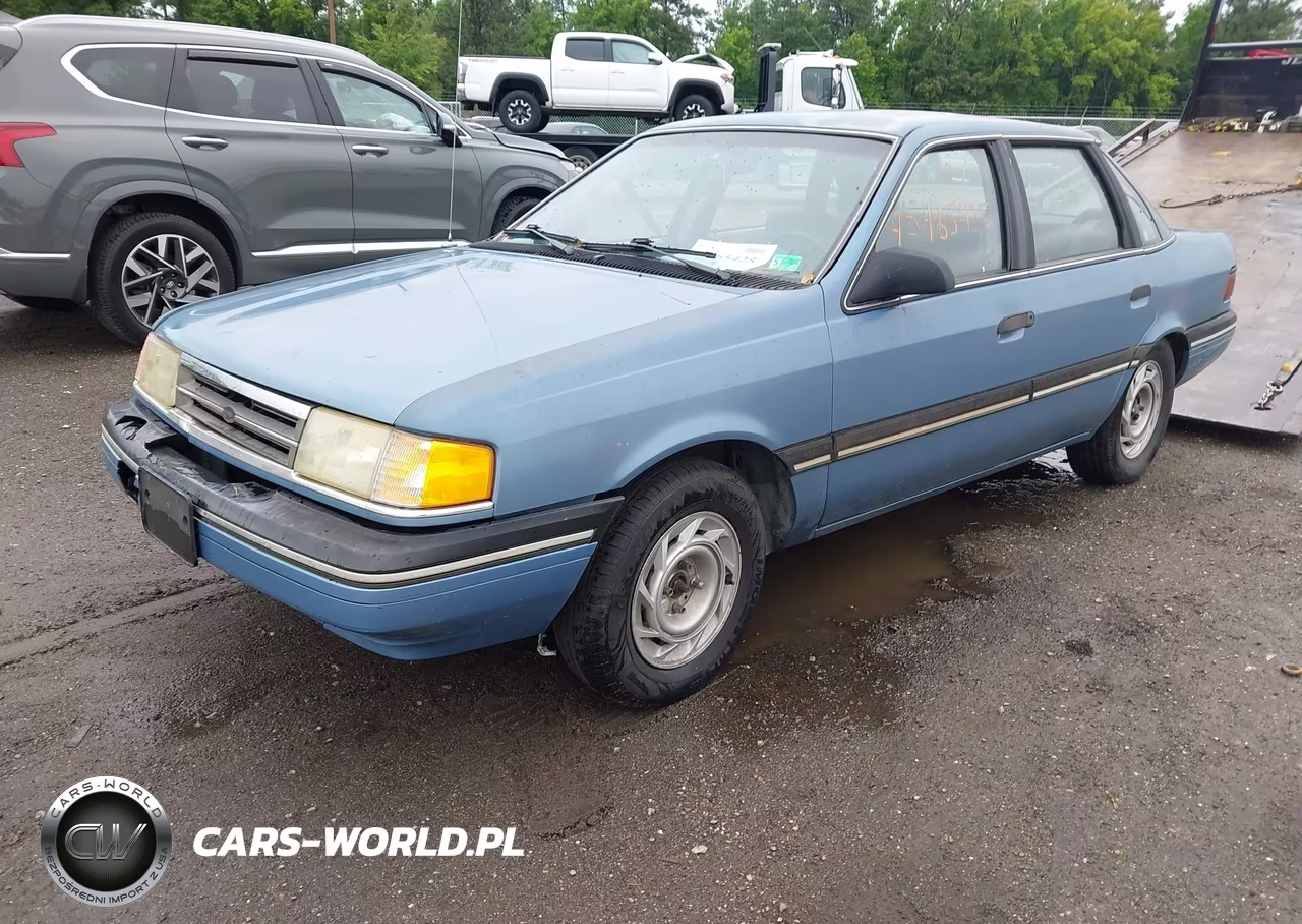 1991 Ford Tempo Gl VIN:1FAPP36X8MK116675 - 2