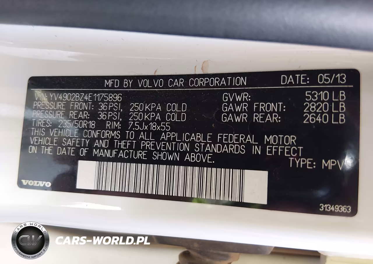 2014 Volvo Xc70 T6 Premier Plus VIN:YV4902BZ4E1175896 - 9