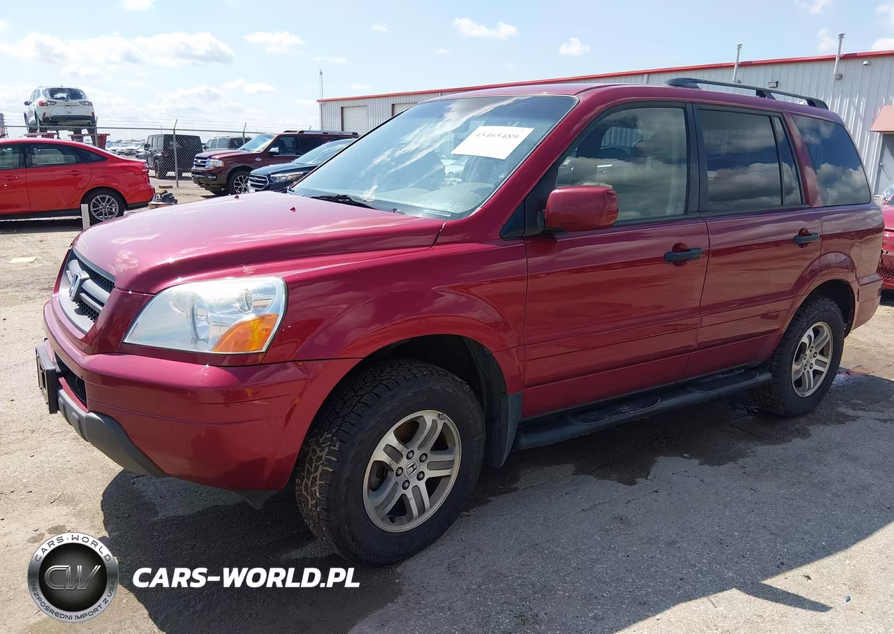 2004 Honda Pilot Ex-L VIN:2HKYF18564H521188 - 2
