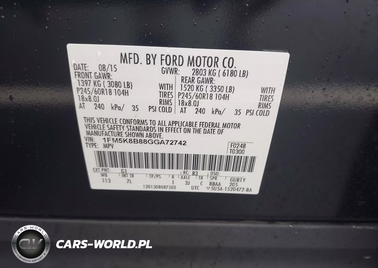 2016 Ford Explorer VIN:1FM5K8B88GGA72742 - 9