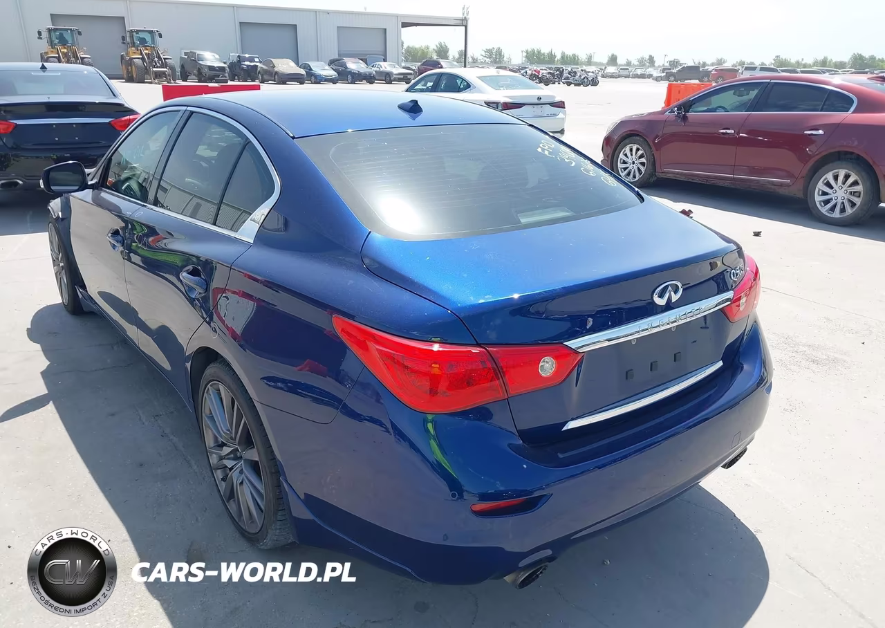 2017 Infiniti Q50 3.0T Red Sport 400 VIN:JN1FV7AP8HM850319 - 3