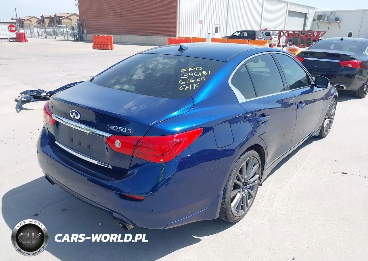 2017 Infiniti Q50 3.0T Red Sport 400 VIN:JN1FV7AP8HM850319 - 4