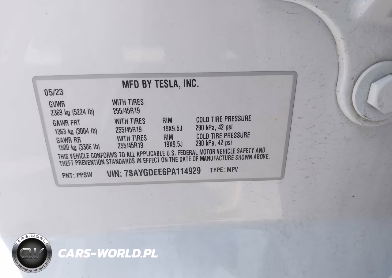 2023 Tesla Model Y Awd-Long Range Dual Motor All-Wheel Drive VIN:7SAYGDEE6PA114929 - 9