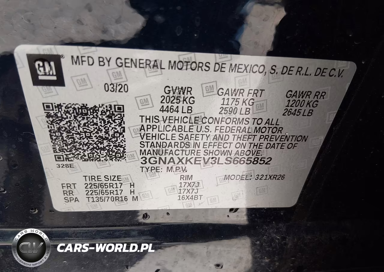 2020 Chevrolet Equinox Fwd Lt 1.5L Turbo VIN:3GNAXKEV3LS665852 - 9