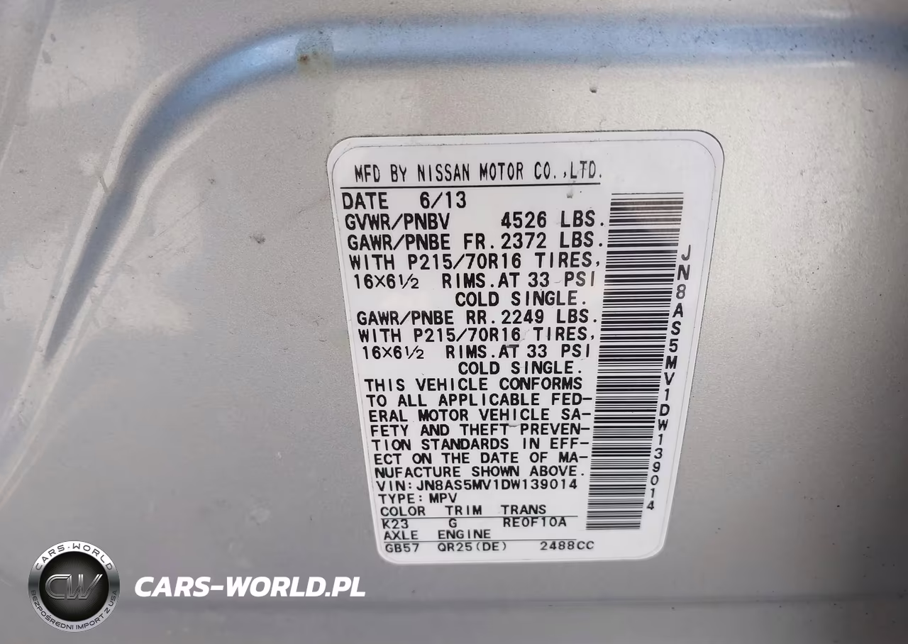 2013 Nissan Rogue S VIN:JN8AS5MV1DW139014 - 9