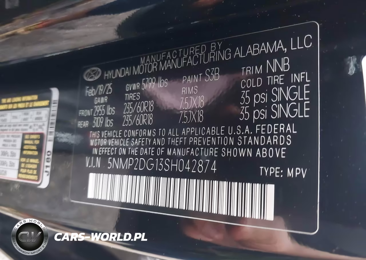 2025 Hyundai Santa Fe Hybrid Sel VIN:5NMP2DG13SH042874 - 9