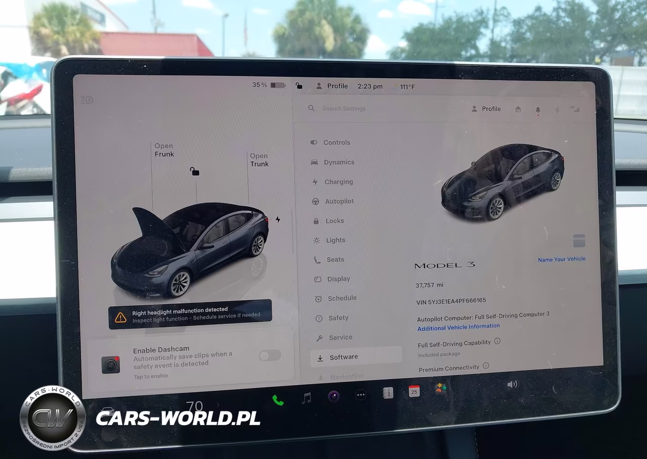 2023 Tesla Model 3 Rear-Wheel Drive VIN:5YJ3E1EA4PF666165 - 19