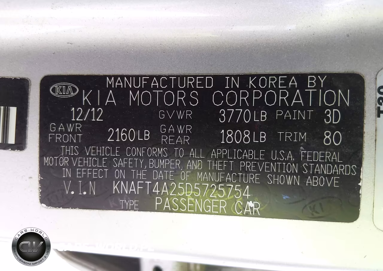 2013 Kia Forte Lx VIN:KNAFT4A25D5725754 - 9