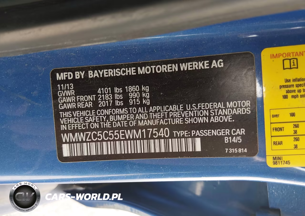 2014 Mini Countryman Cooper S VIN:WMWZC5C55EWM17540 - 9
