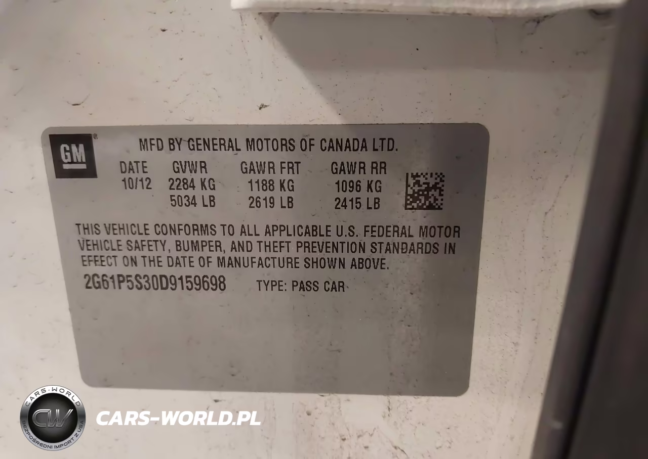 2013 Cadillac Xts Luxury VIN:2G61P5S30D9159698 - 9