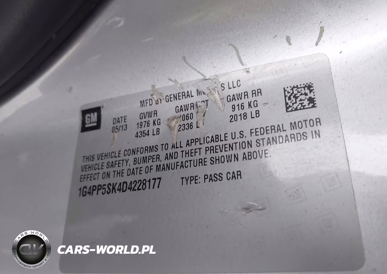 2013 Buick Verano VIN:1G4PP5SK4D4228177 - 9