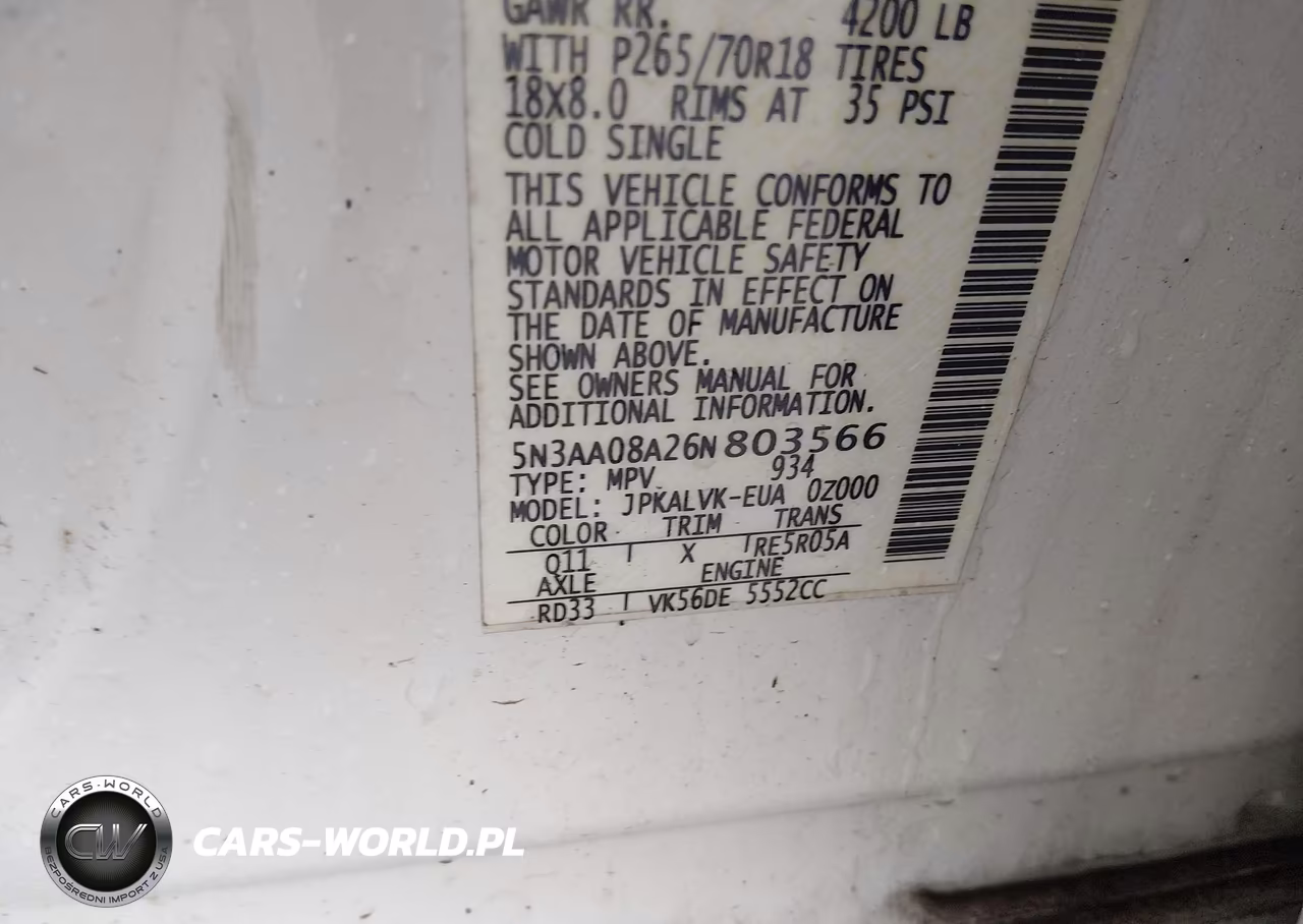 2006 Infiniti Qx56 VIN:5N3AA08A26N803566 - 9