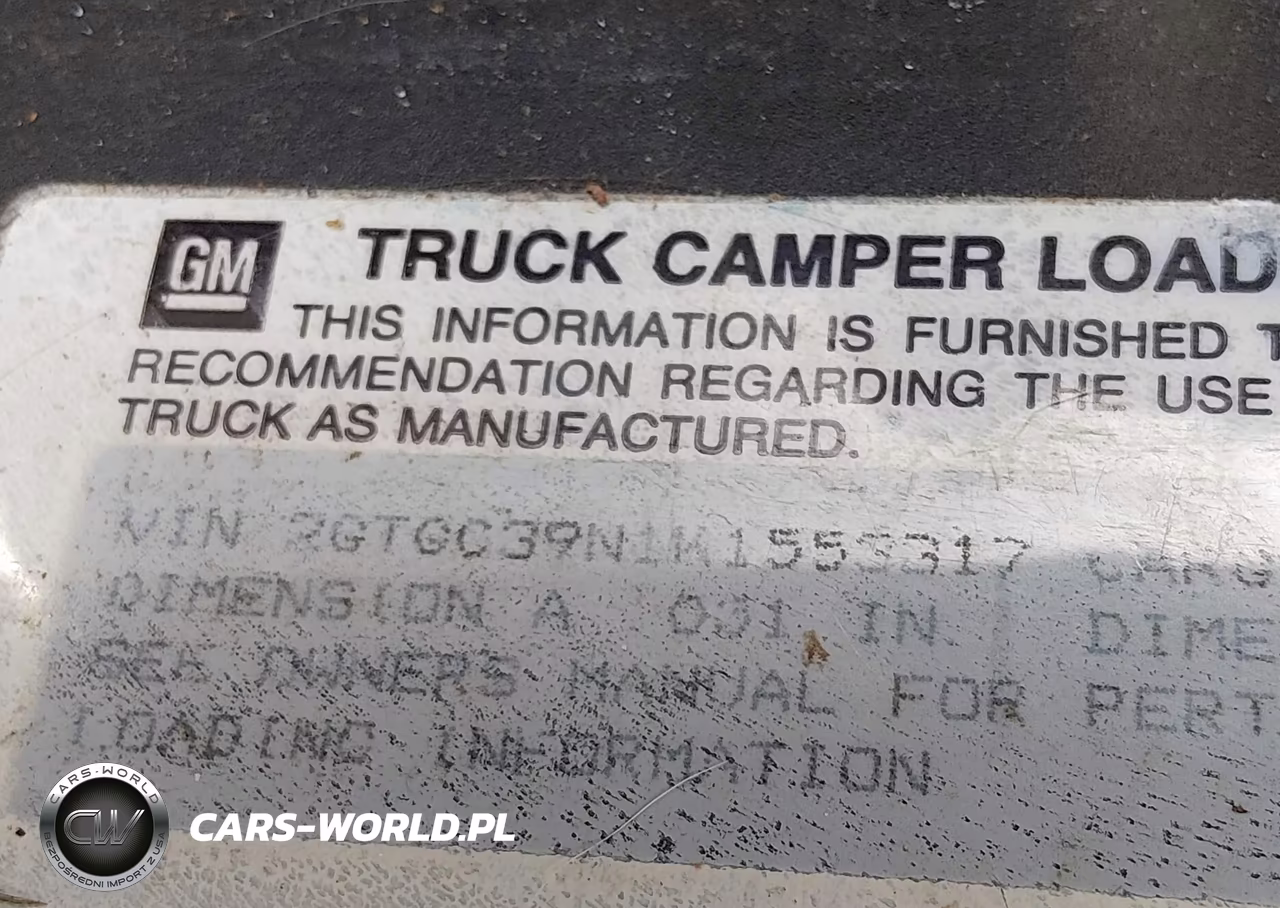 1989 GMC Sierra C3500 VIN:2GTGC39N1K1553317 - 13