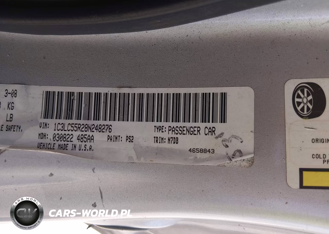 2008 Chrysler Sebring Touring VIN:1C3LC55R28N248276 - 9