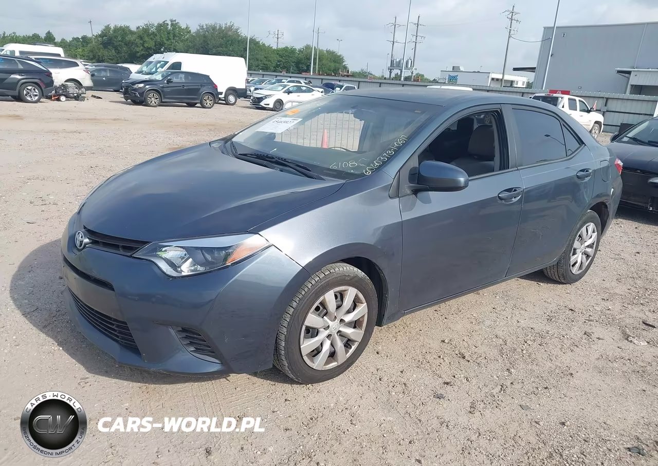 2016 Toyota Corolla Le VIN:5YFBURHE1GP486108 - 2
