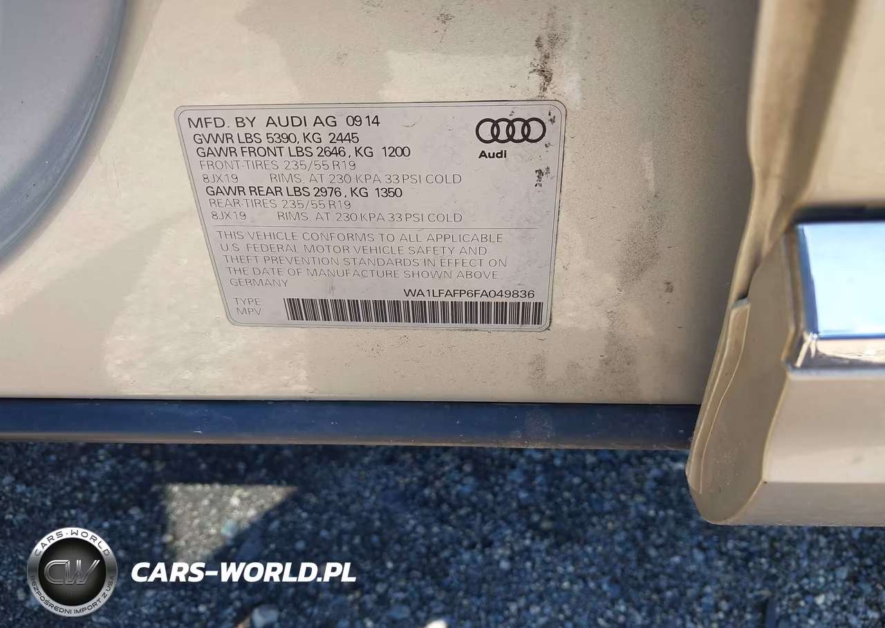 2015 Audi Q5 2.0T Premium VIN:WA1LFAFP6FA049836 - 9