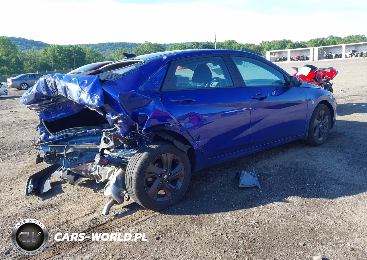 2023 Hyundai Elantra Sel VIN:KMHLM4AG7PU587008 - 4