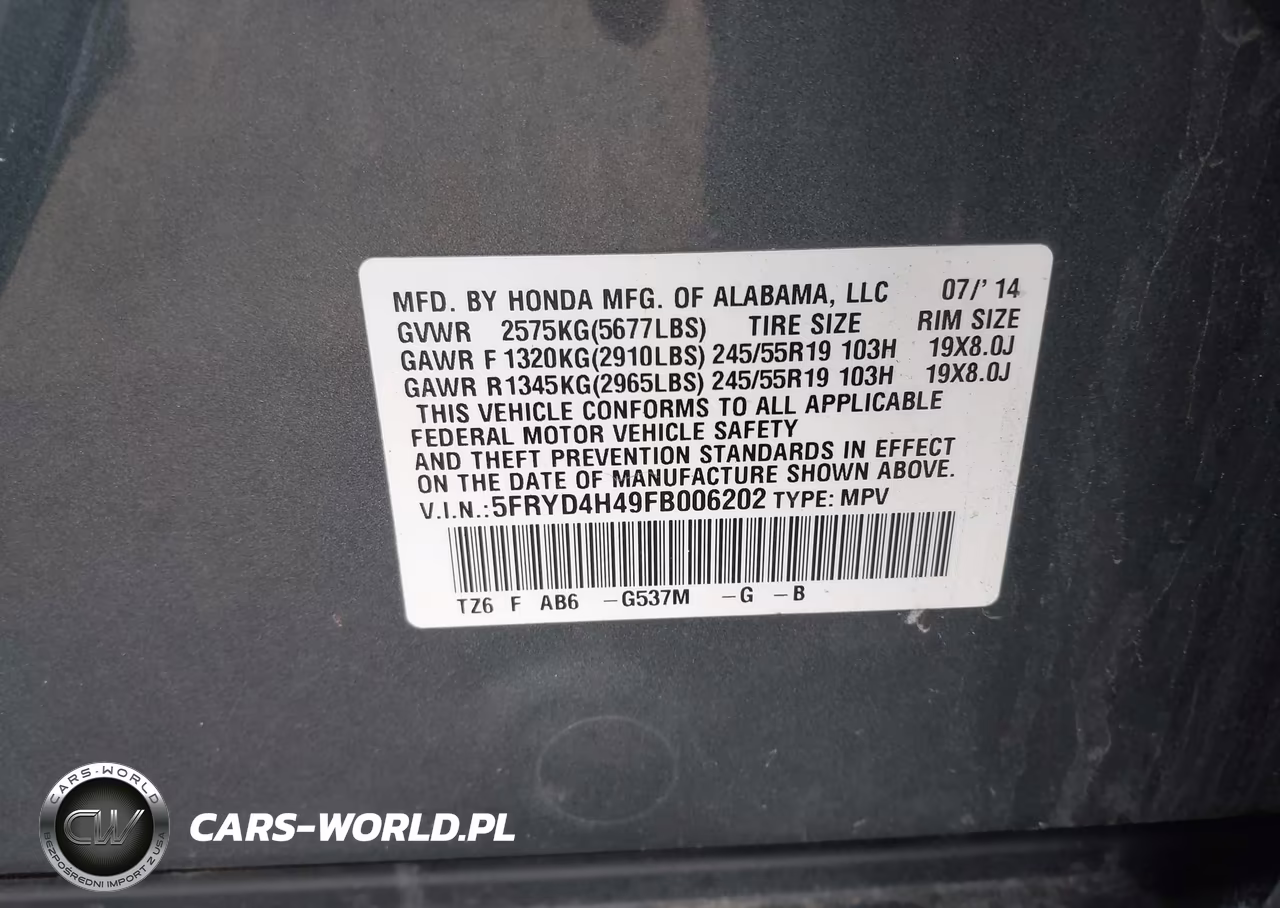 2015 Acura Mdx Technology Package VIN:5FRYD4H49FB006202 - 9