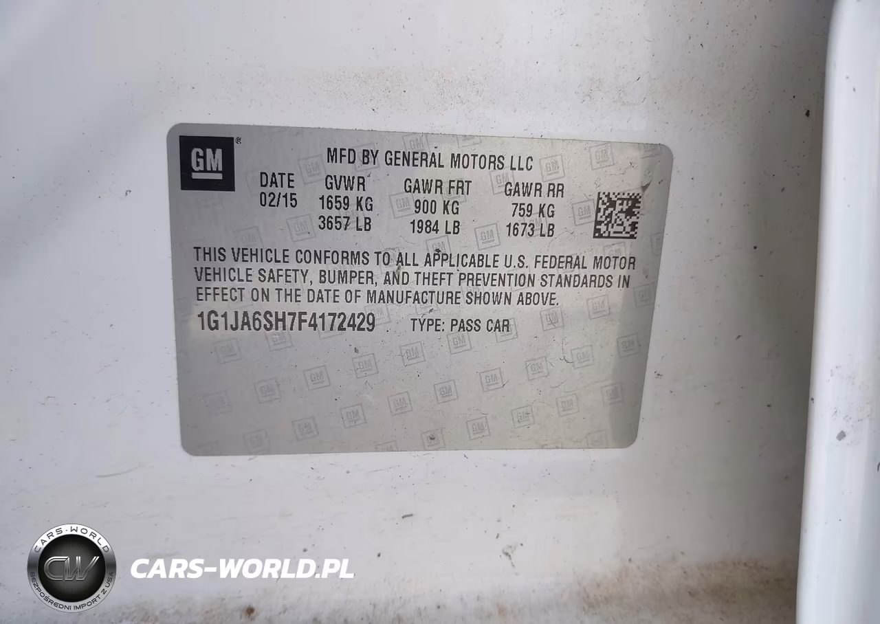 2015 Chevrolet Sonic Ls Auto VIN:1G1JA6SH7F4172429 - 9