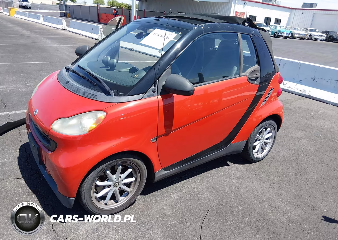 2008 Smart Fortwo Passion VIN:WMEEK31X48K083737 - 2