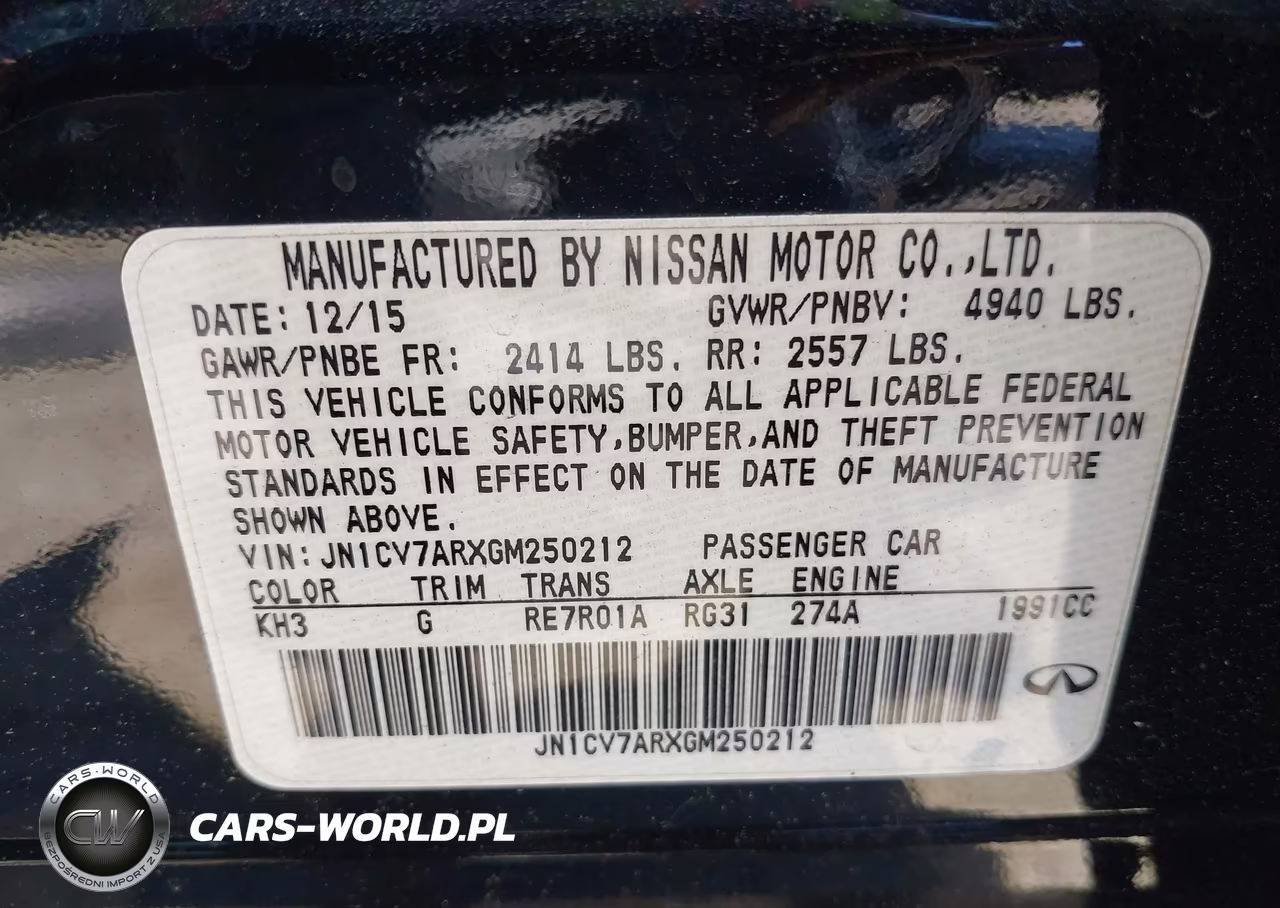 2016 Infiniti Q50 2.0T Base-2.0T Premium VIN:JN1CV7ARXGM250212 - 9