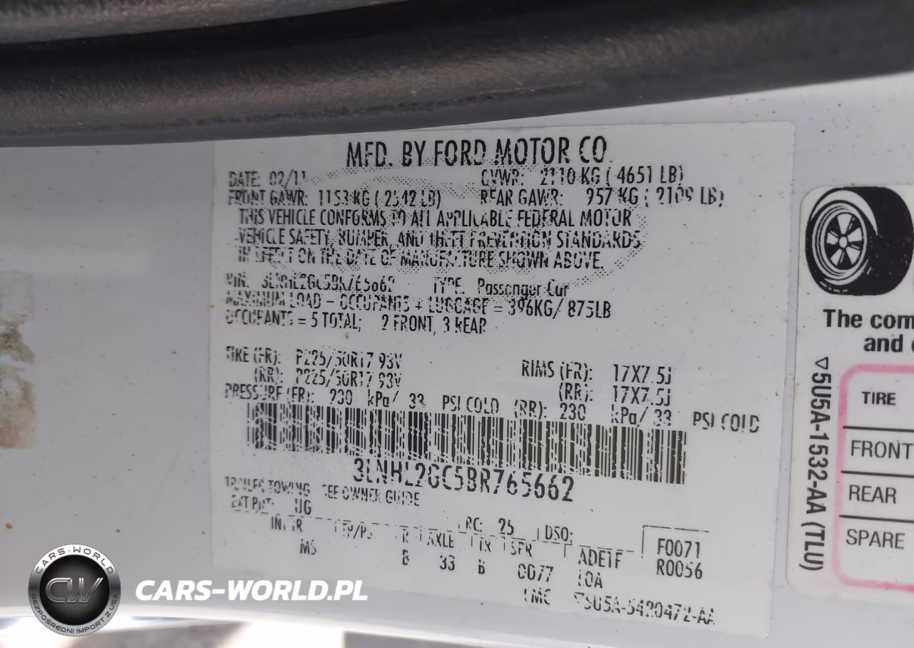 2011 Lincoln Mkz VIN:3LNHL2GC5BR765662 - 9