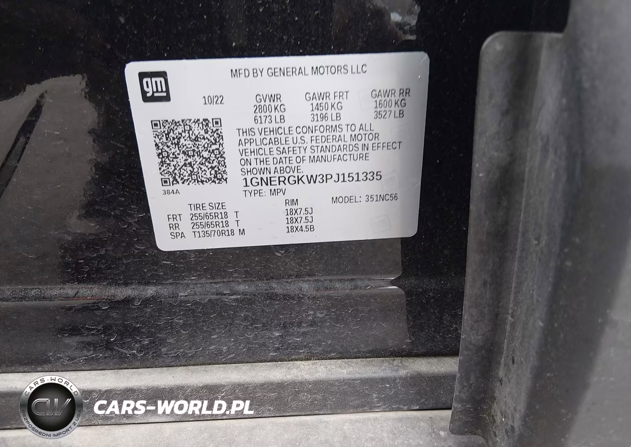2023 Chevrolet Traverse Fwd Lt Cloth VIN:1GNERGKW3PJ151335 - 9