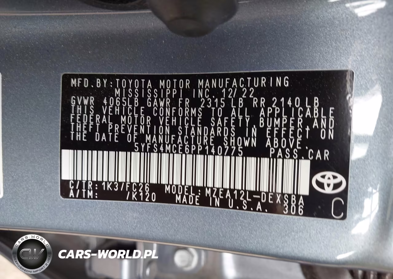 2023 Toyota Corolla Se VIN:5YFS4MCE6PP140775 - 9