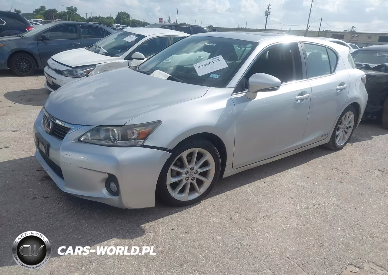 2013 Lexus Ct 200H VIN:JTHKD5BH6D2155268 - 2