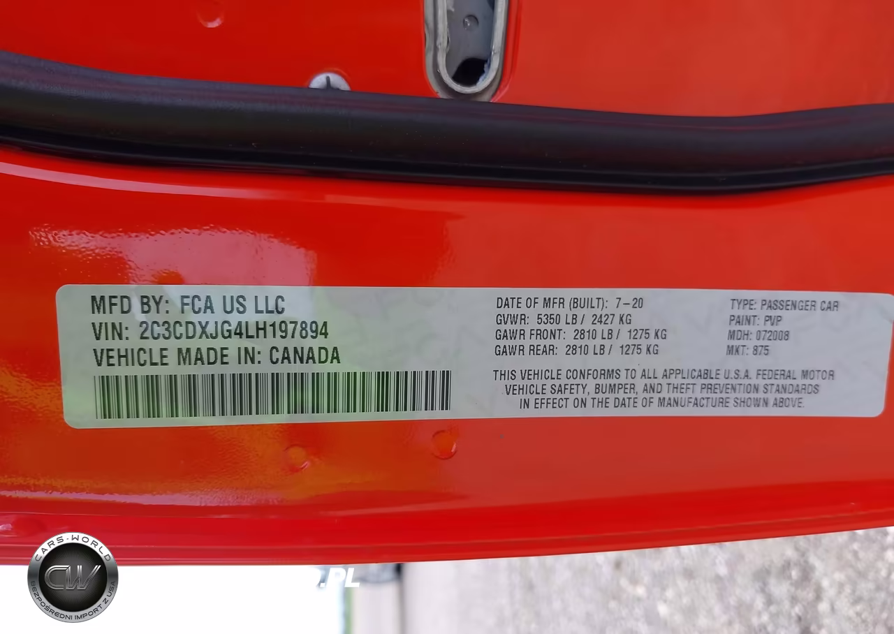 2020 Dodge Charger Sxt Awd VIN:2C3CDXJG4LH197894 - 9