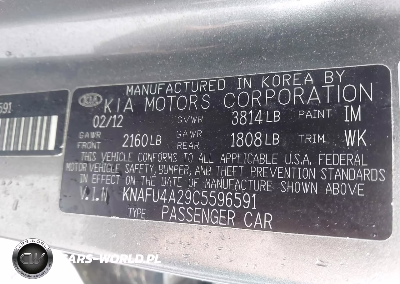 2012 Kia Forte Ex VIN:KNAFU4A29C5596591 - 9