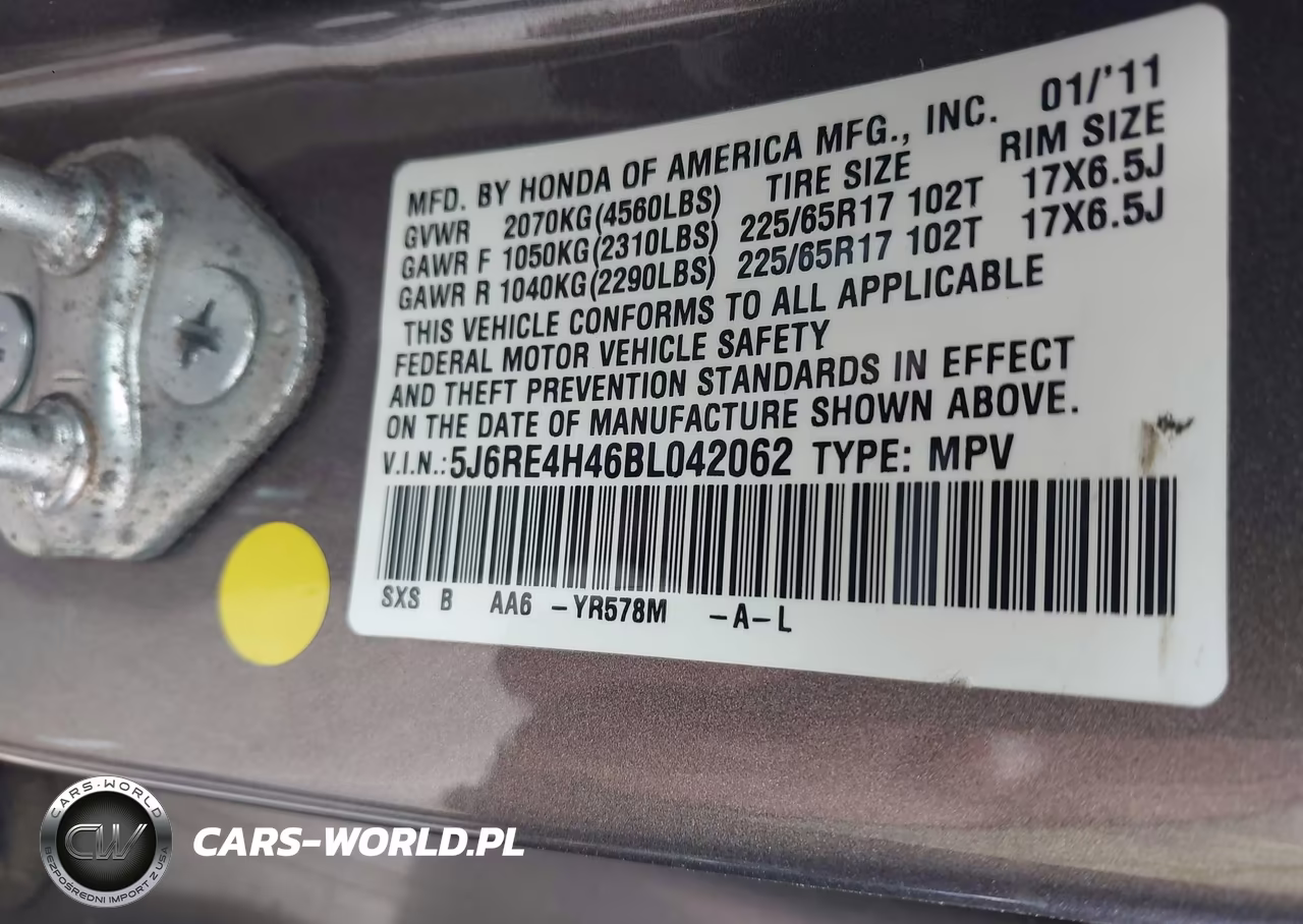 2011 Honda Cr-V Se VIN:5J6RE4H46BL042062 - 9