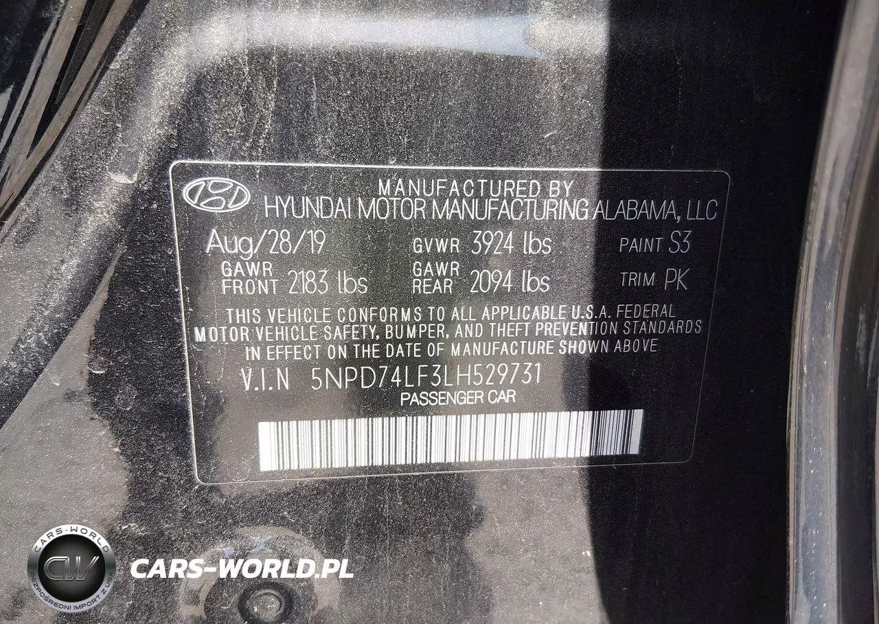 2020 Hyundai Elantra Se VIN:5NPD74LF3LH529731 - 9