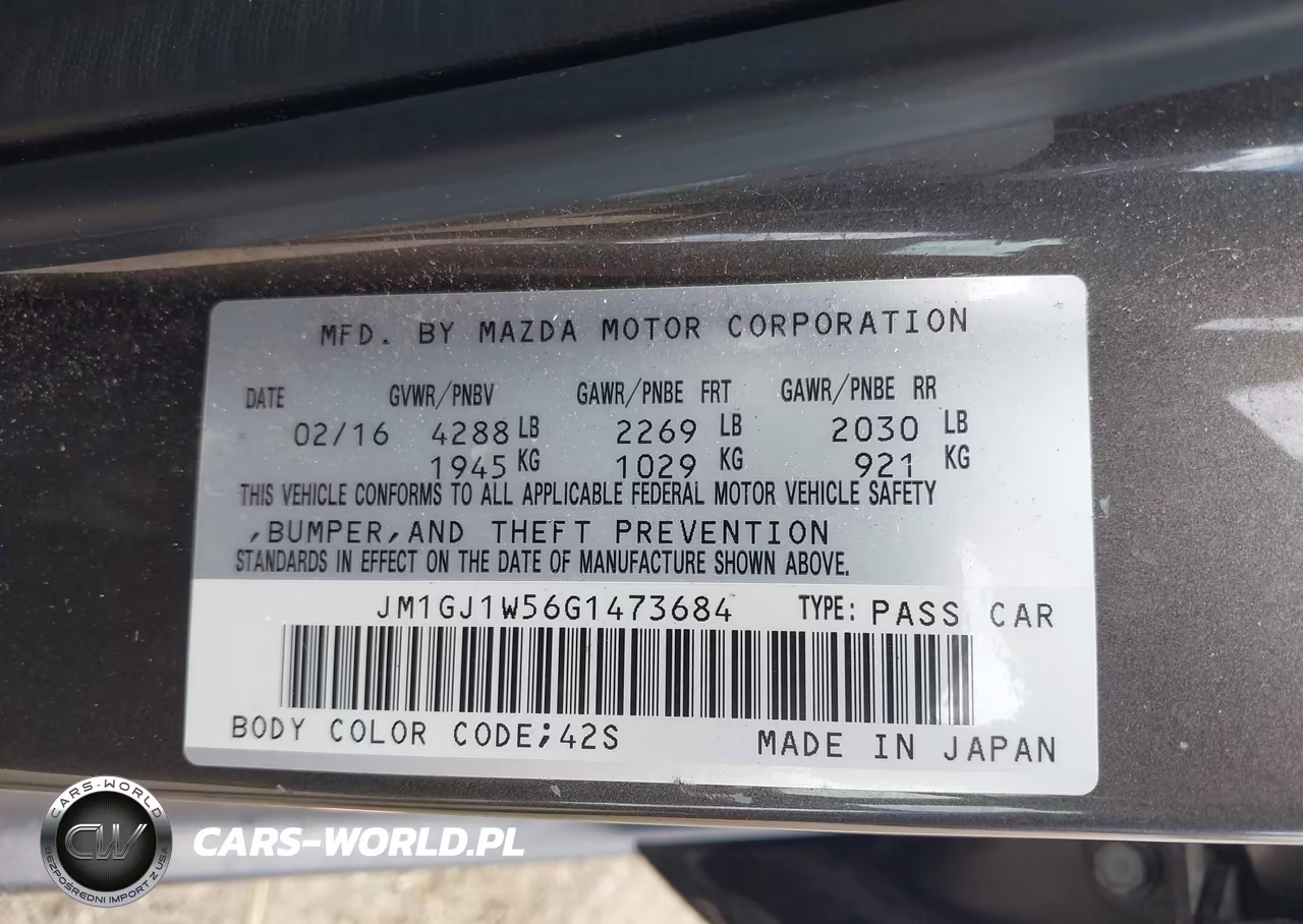 2016 Mazda Mazda6 I Grand Touring VIN:JM1GJ1W56G1473684 - 9
