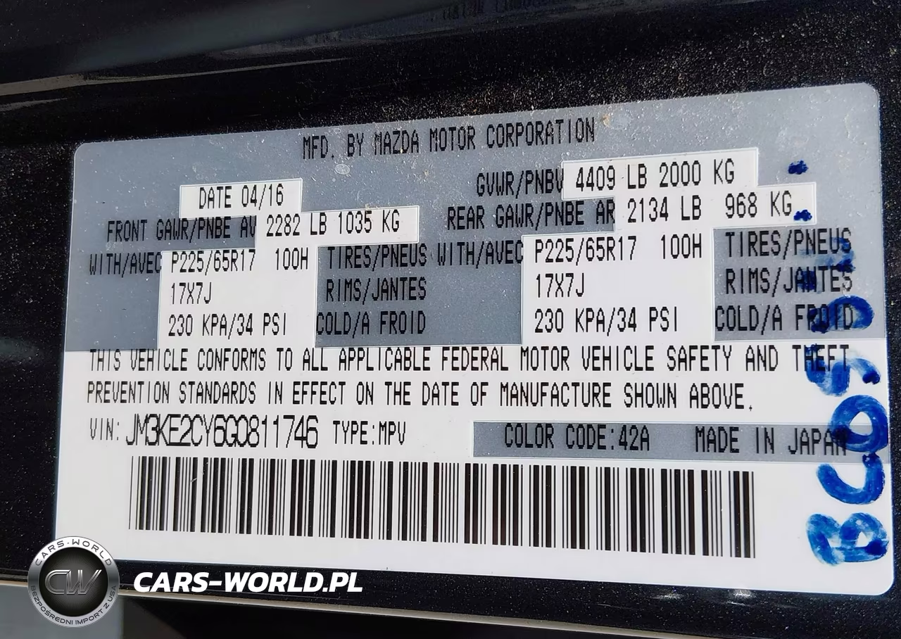 2016 Mazda Cx-5 Touring VIN:JM3KE2CY6G0811746 - 9